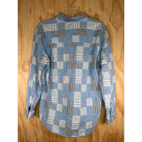 Chaps Y2K Vintage Plaid Patchwork Button Down Shirt Men’s Large Long Sleeve - Picture 6 of 6